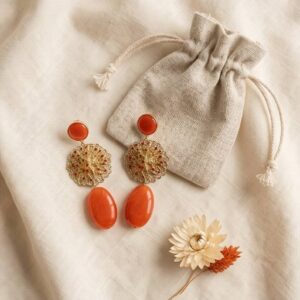 Pendientes Coral
