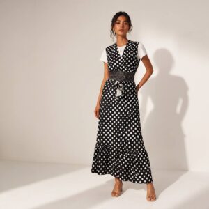 Falda con piquillo de Lunares Modelo Lola