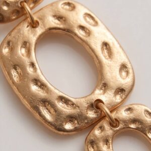 Pendientes acero dorado modelo Elite