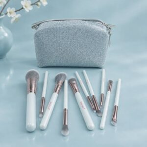 Set de brochas y pinceles de maquillaje