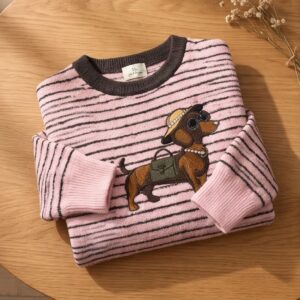 Jersey de lana perritos modelo Mohair