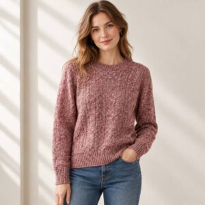 Jersey de lana chenilla modelo Greta